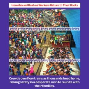 Dhumketu - Homebound Rush as Workers Return to Their Roots